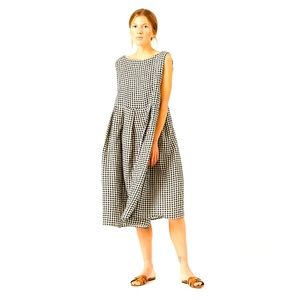 Breezy cool NAIF Gingham Seersucker Dress